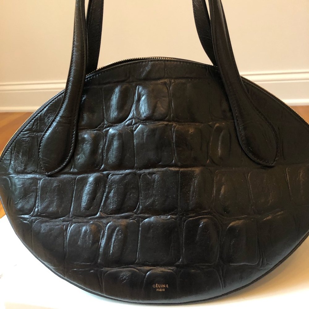 Celine Crocodile embossed Handbag